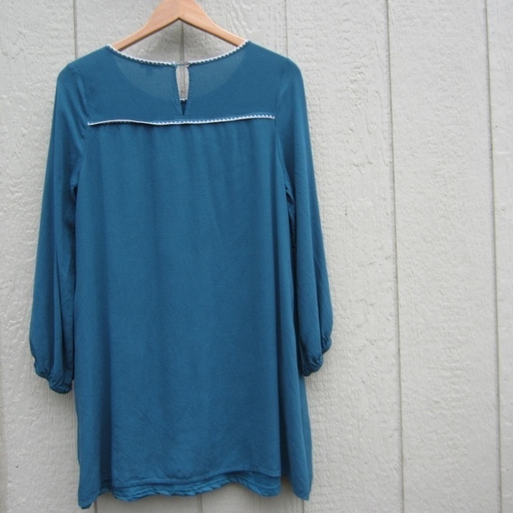 Jodifl Top Womens M Colorful cuff Sleeve Flower Roomy Retro Loose Relax fit - Picture 5 of 14